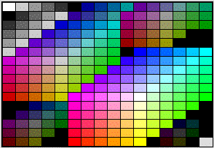 WebSafe Color Palette
