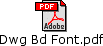 dwg bd fonts